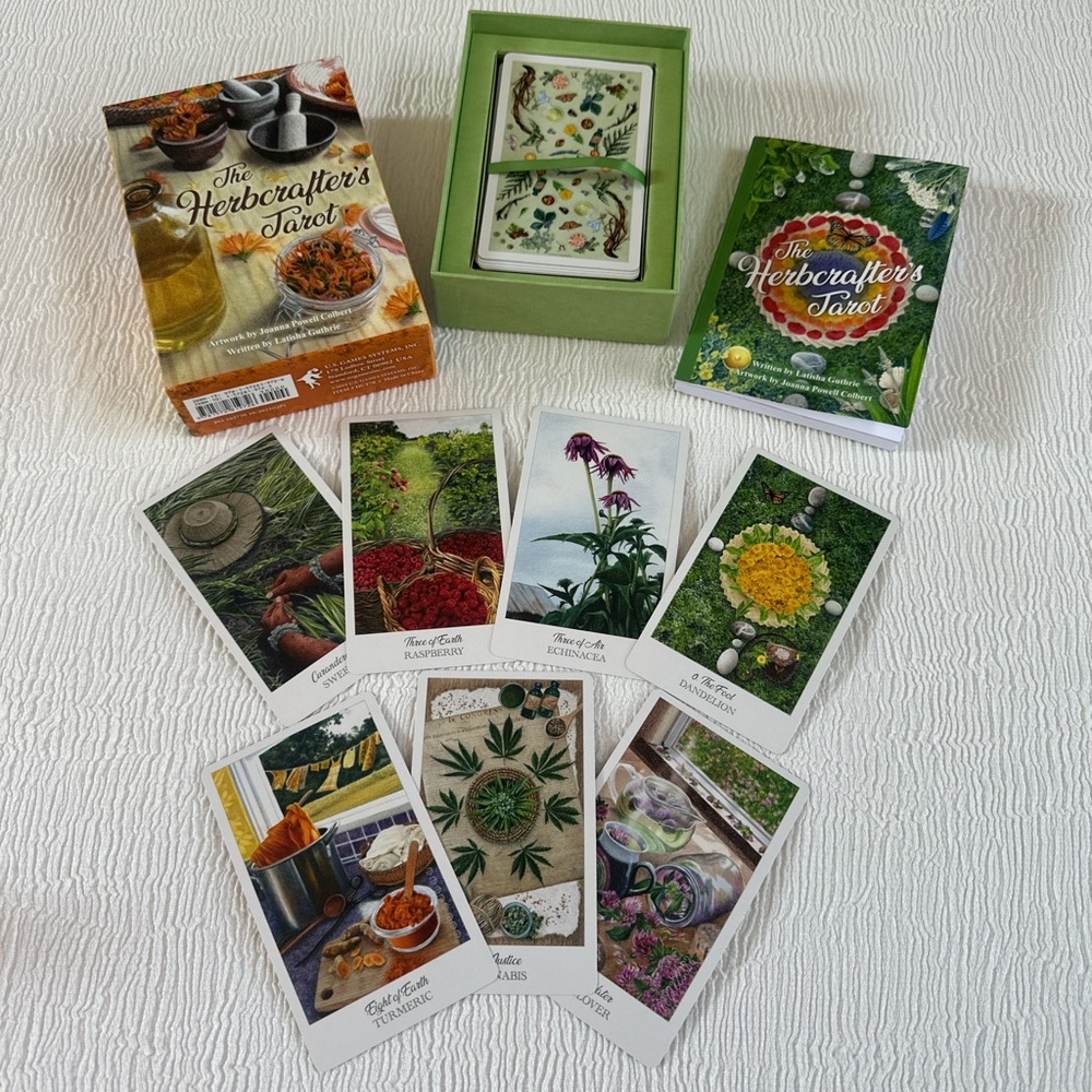 Herbcrafter's Tarot Card Game Multicolor Herbal Infusion